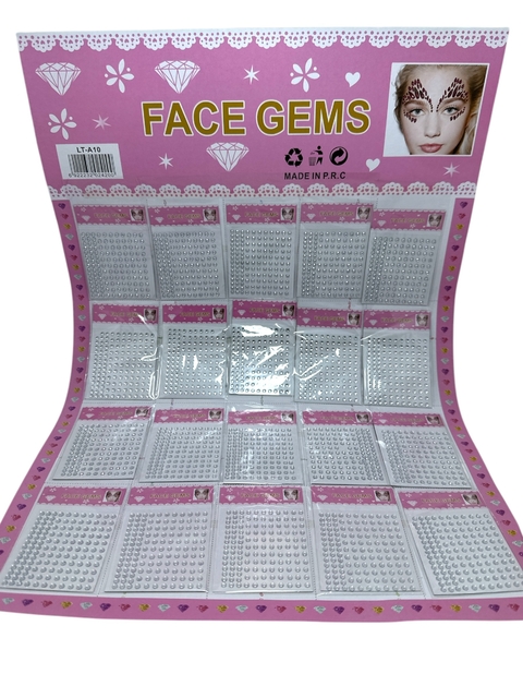 PLANCHA DE STRASS FACIAL 24200
