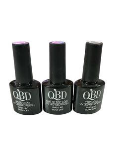 ESMALTE QBD BASE/TOP/MATTE 10ML