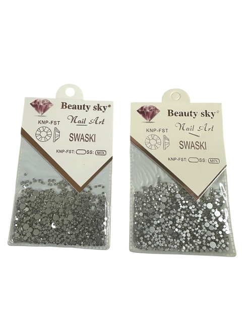 STRASS PARA UÑAS PLATEADO 30113