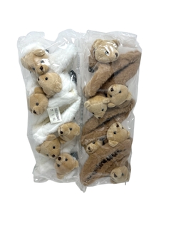 BROCHE CON PELUSA OSO PAQUETE 12U BA09A3013 - comprar online