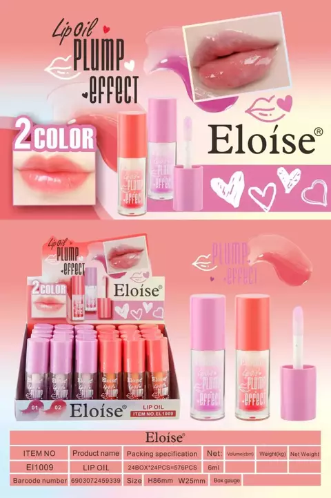 LIP GLOSS PLUME EFECT ELOISE EL1009 - comprar online