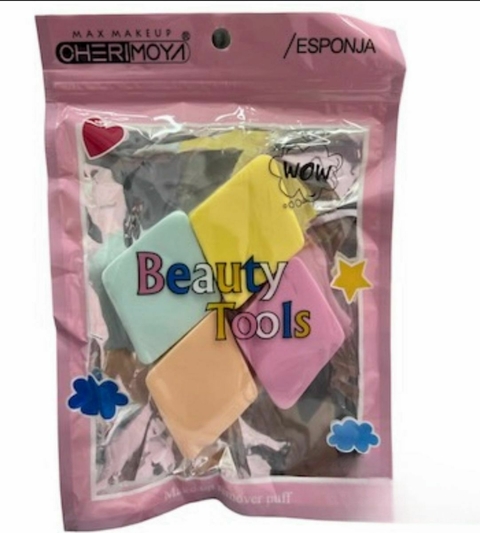 Esponja puff 4pcs CHERIMOYA BH006089