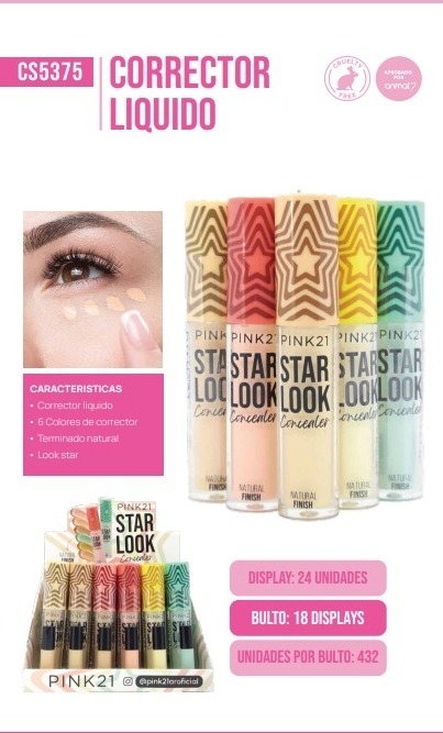 CORRECTOR STAR LOOK PINK21 CS5375/69081