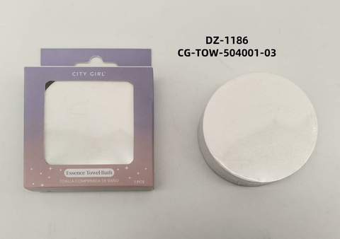 TOALLAS COMPRIMIDAS CITY GIRL DZ-1186