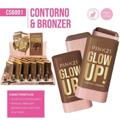 CONTORNO&BRONZER EN BARRA PINK21 CS6001