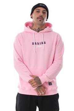 Moletom Narina Peace bordado rosa