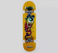 Skate Montado Chaze Monster Amarelo