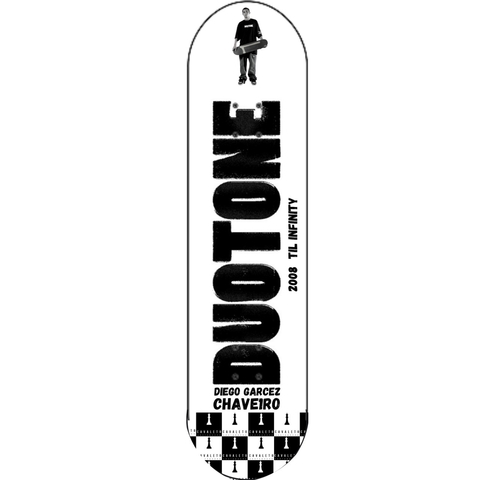 Shape Cavaleto skateboard 8.0 pro model Diego Garcez DUOTONE