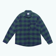 CAMISA CHAZE FLANELA WORK MARINHO VERDE