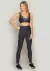 LEGGING BLOCKING CINTURA ALTA 06680 PRETO / BRANCO TAM P - RUN MORE - comprar online