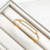 Bracelete personalizável banhado em ouro 18K
