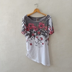 Blusón floreado- Towes Talla M