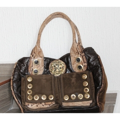 Bolsa de mano camel- Unisex