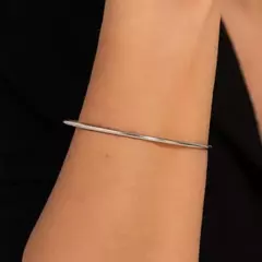 Bracelete Fio Redondo em Aço Inox