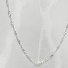 Corrente Singapura 60cm Prata 925 - Zózima Joias