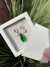 Colar gota esmeralda cristal alongado - comprar online