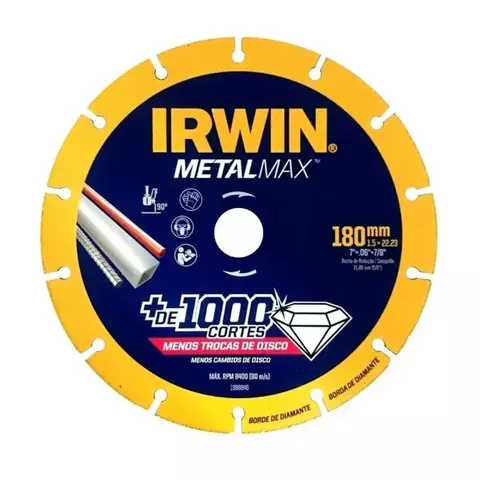 Disco De Corte Diamantado Metalmax 7x7/8 - Irwin - comprar online