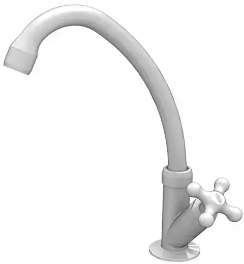 Torneira Cozinha Mesa Bica Móvel Porto Belo 1/2 Branco - Durin - comprar online