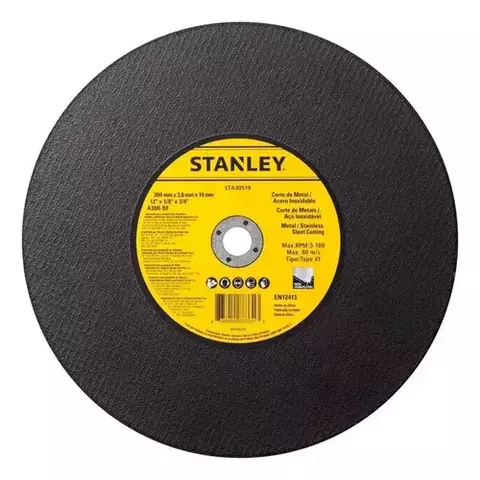 Disco De Corte - Metal 12" X 3.0mm X 3/4 - Stanley - comprar online