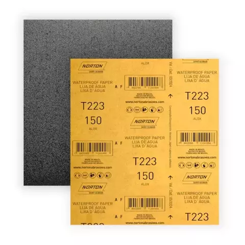 Folha De Lixa D'Água T223 Nº 150 - Norton - comprar online