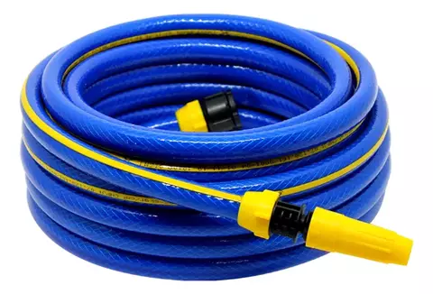 Mangueira Trançada Jardim Siliconada Standard 1/2 Azul 1mt - Durin - comprar online