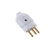 Plugue Macho 2p+T 10a Branco Tramontina - 4480