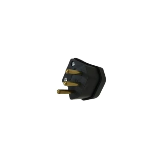 Plug Macho Angular 2p+T 10a Preto - Perlex - comprar online