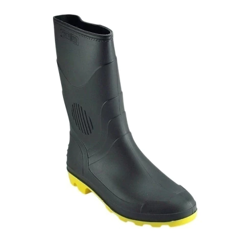 Bota Preta Com Cano Médio Sem Forro Nº 43 - Bota Forte - comprar online