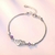 Pulseira de Prata Duplo Coração - comprar online
