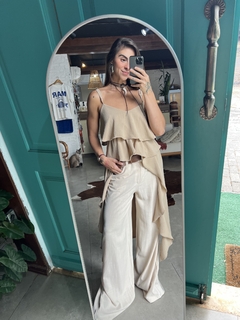 Calça Viscolinho Pantalona - Ânima Moda