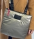 BANDOLERA POUCH PUFFER SILVER