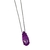Colar gota ametista fusion
