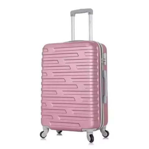 Mala de Viagem Grande(32Kg) ABS Rosa - Cruzeiro