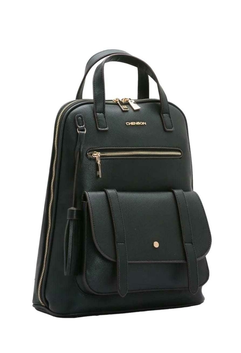 Mochila Feminina Chenson Original com Bolso Antifurto PU - comprar online