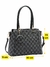 Bolsa Tote Feminina Média Ombro Chenson Monograma Cristais Incrustados e Chaveiro Espelho cor:PRETO