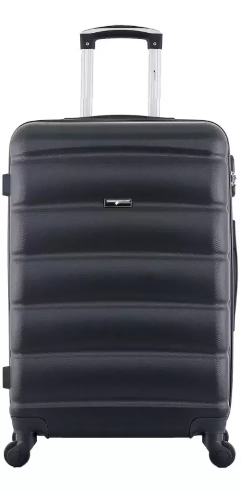 Mala de Bordo ABS 4 RODAS 360 Preta - Cruzeiro