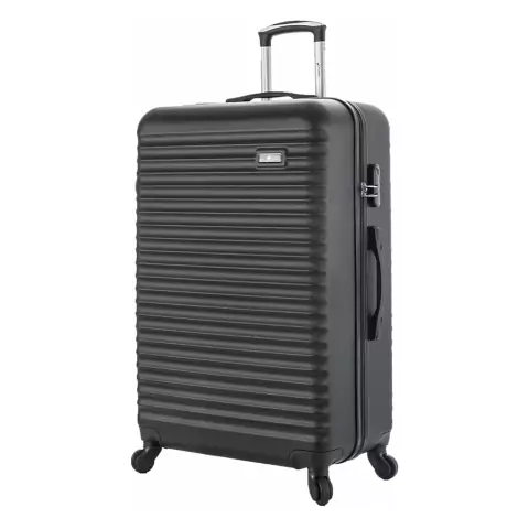 Mala de Viagem Grande (32Kg) ABS Preta - Cruzeiro