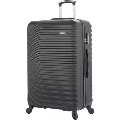 Mala de Viagem Grande (32Kg) ABS Preta - Cruzeiro