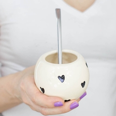 MATE ESFERA CORAZONES - comprar online