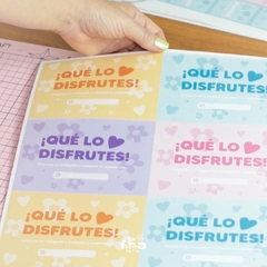 POSTAL QUÉ LO DISFRUTES - comprar online