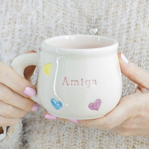 TAZA AMIGA ROSA - comprar online