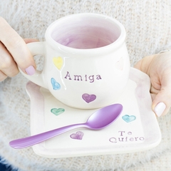 TAZA AMIGA LILA en internet