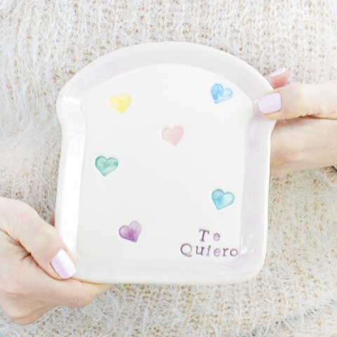 PLATO TOSTADA TE QUIERO - comprar online