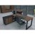Mesa em L Diretoria Vercelli - Mega Office | Móveis para Escritório | Home Office