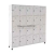 Roupeiro de Aço 20 Portas Pequenas 1930A x 1725L x 400P - comprar online