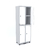 Roupeiro de Aço 4 portas grandes e Prateleira 865A x 690L x 400P - loja online