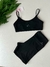 Conjunto Top+ Short bolso Preto