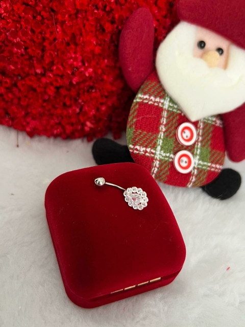 Piercing de Umbigo Cravejado Zirconia