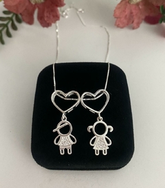 Colar dois filhos menino ou menina