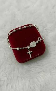 Pulseira Bolinha Terço na internet